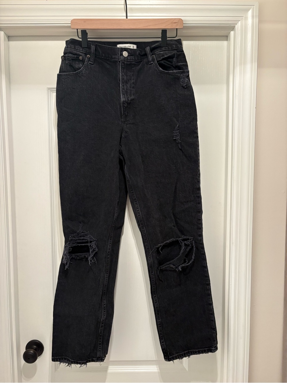 Women’s Abercrombie & Fitch 90’s Straight Ultra High Rise Curve Love 30/10R